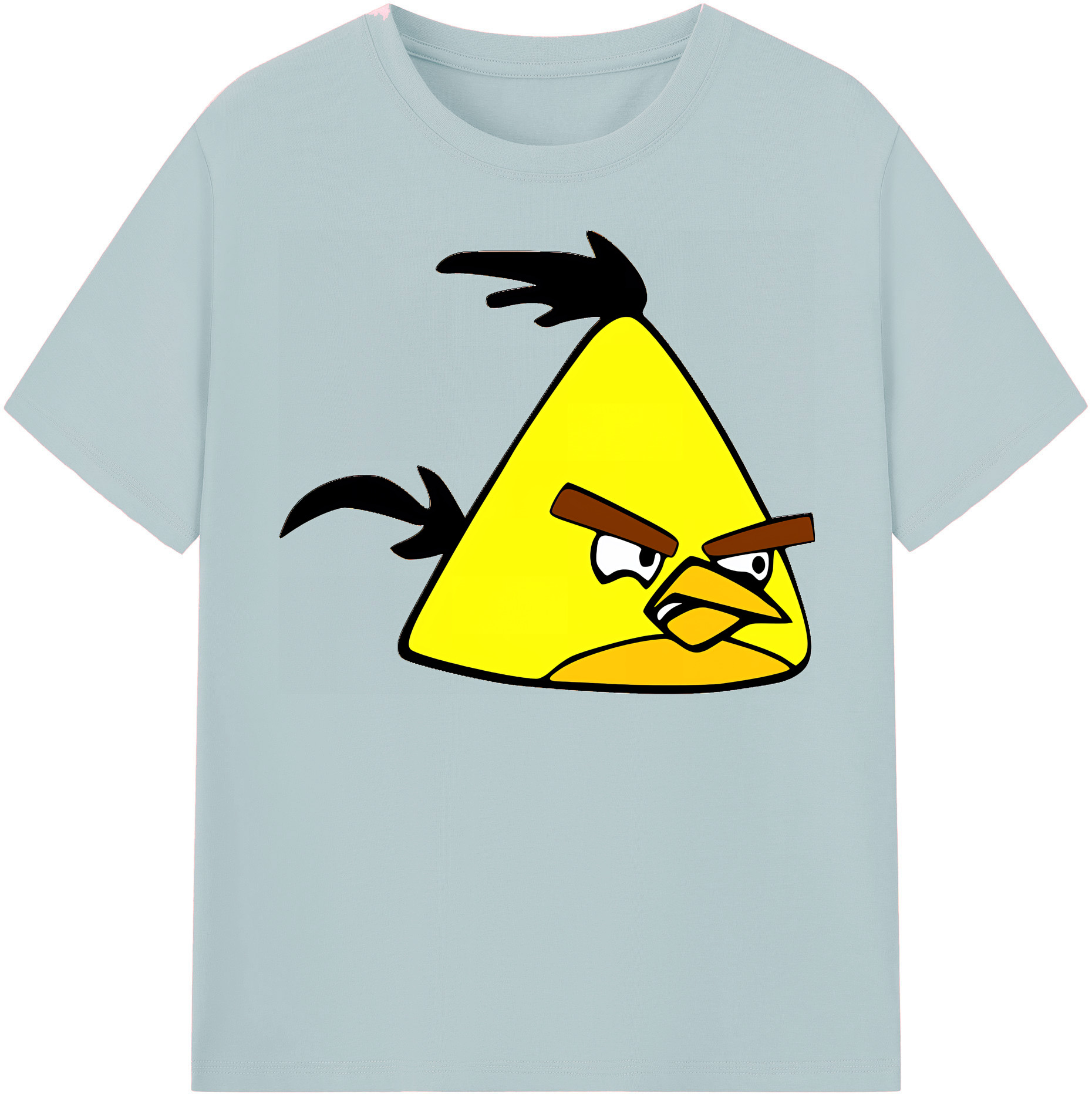 （画像用） Angry Birds アングリーバード 綿100％半袖Tシャツ（フロントプリント）
